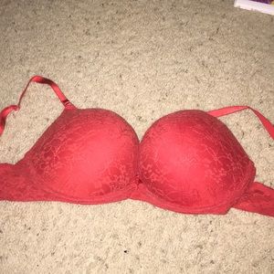 Aerie “Drew” red xtra push up 36D